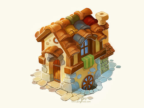 Concept art for a mobile game