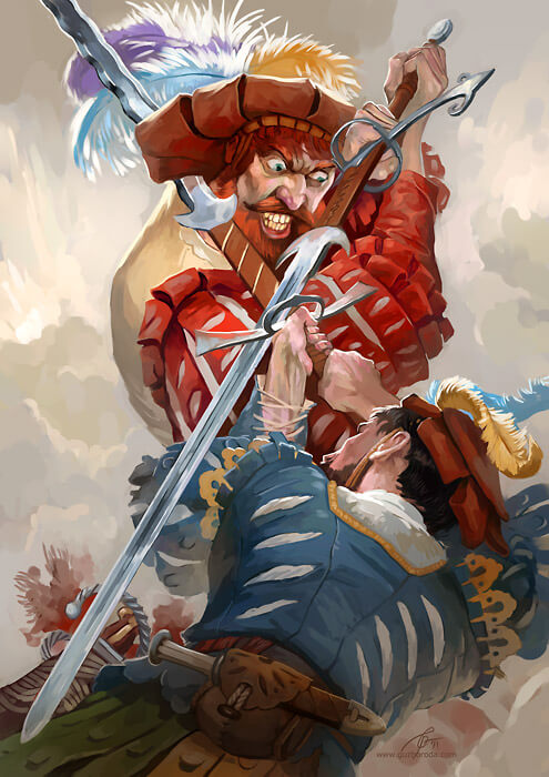 Landsknecht fight © 2010 Pavel Guzenko