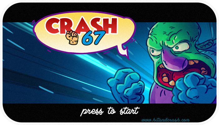 Gameplay screenshot from game Hit and crash. Art and programming by Pavel Guzenko.