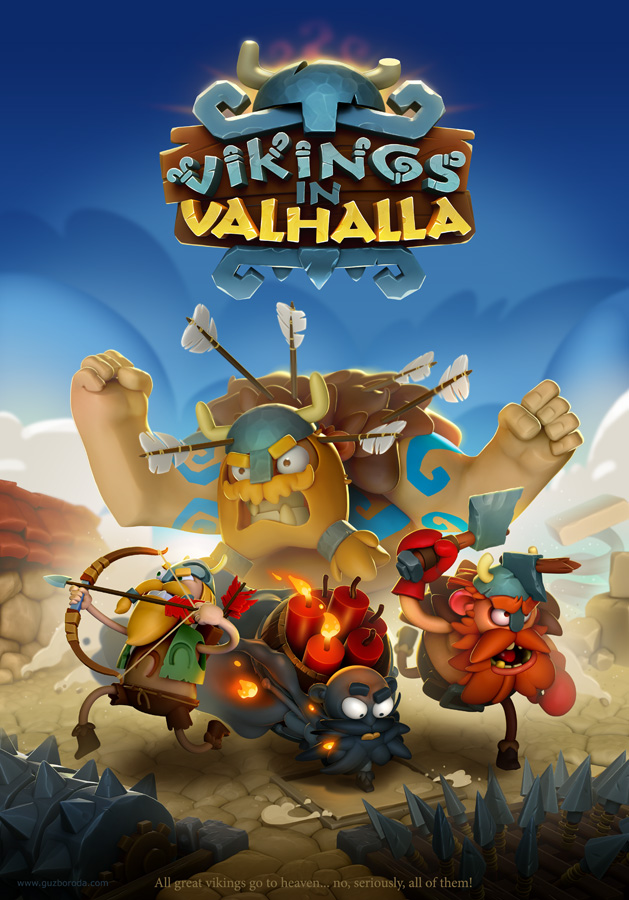 The key-art for Vikings in Valhalla