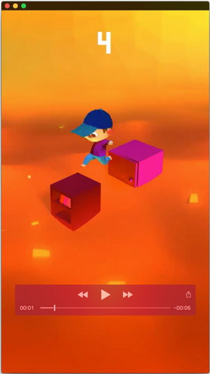 3D models and animation for hyper-casual mobile game Floor is lava