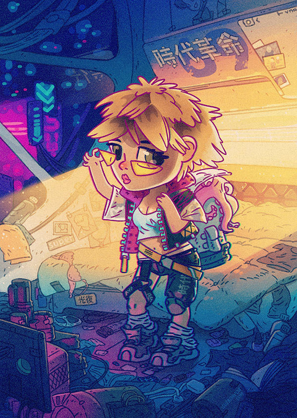Illustration for the game Cyberpunk 2077