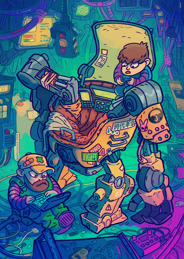 Illustration for the game Cyberpunk 2077