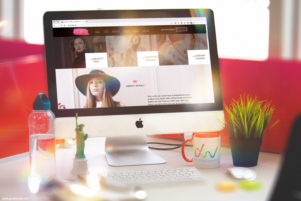 Website design for fashion company www.istyleu.at