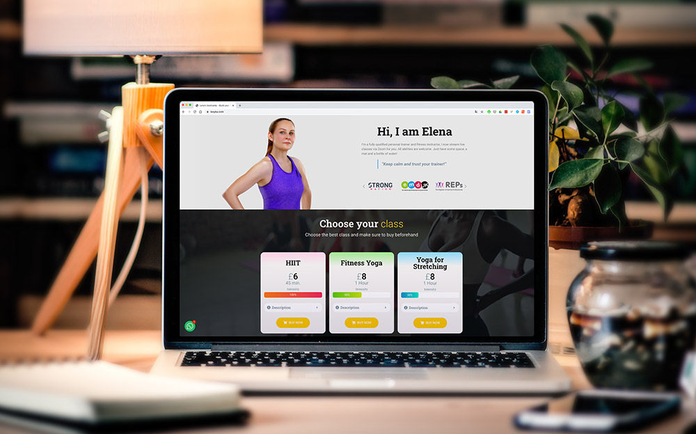 Webdesign for www.lexyka.com
