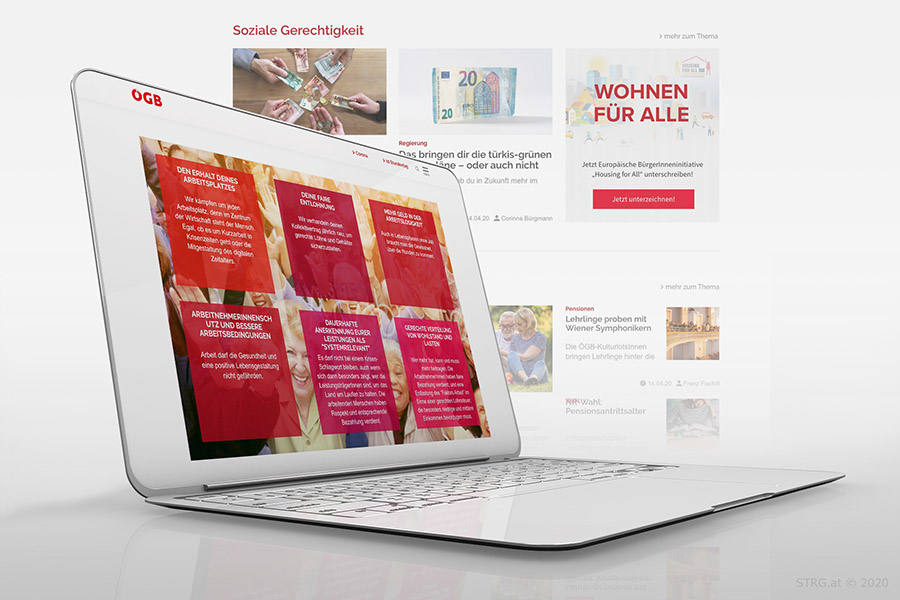 Web design for OEGB